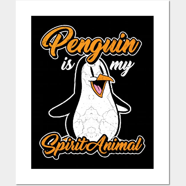 Penguin Spirit Animal Wall Art by Mila46